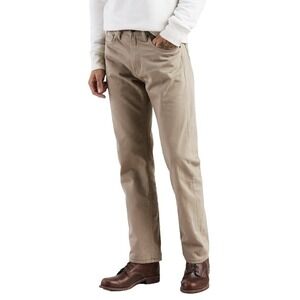 Levi's Men's 505 Jeans Regular Straight Leg Size‎ 36"x34" Khaki Brown Zip Fly